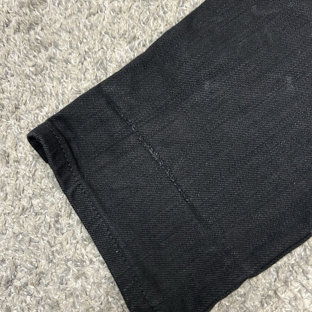 Naked and Famous Super Guy Jeans Mens 31X28 Black Power Stretch Denim - Picture 8 of 12